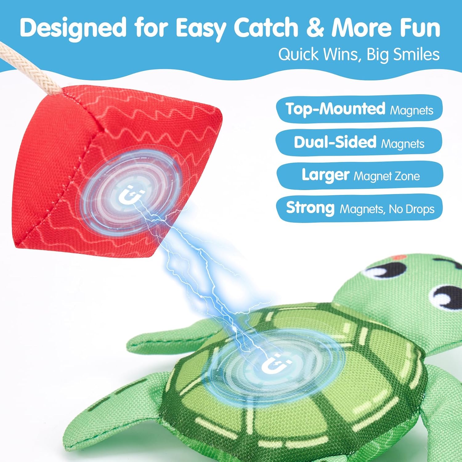 Detalle 2 de hahaland Giochi da pesca magnetica 8 pezzi