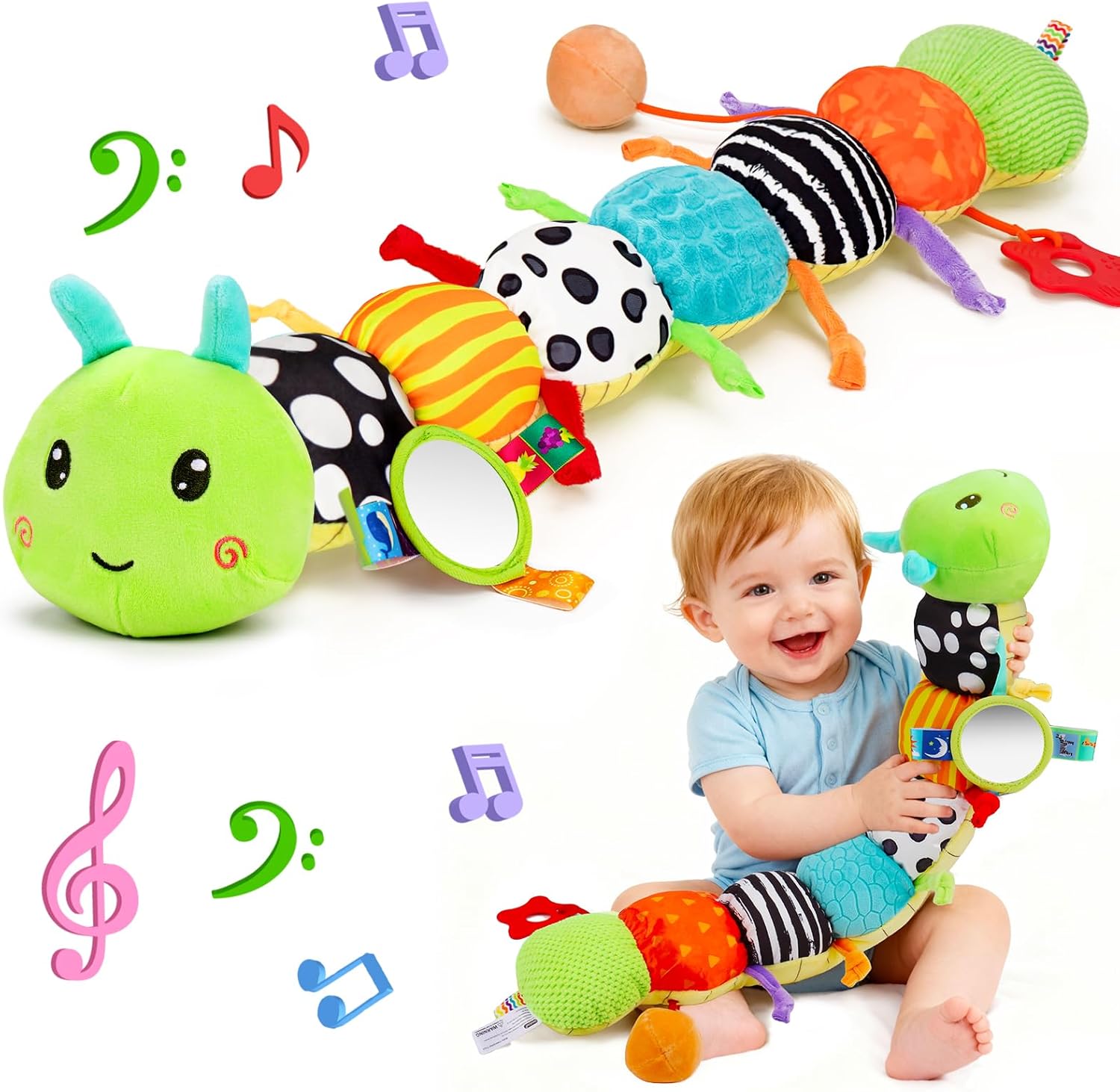 Detalle de Baby Caterpillar Music Toy 0–12 Months