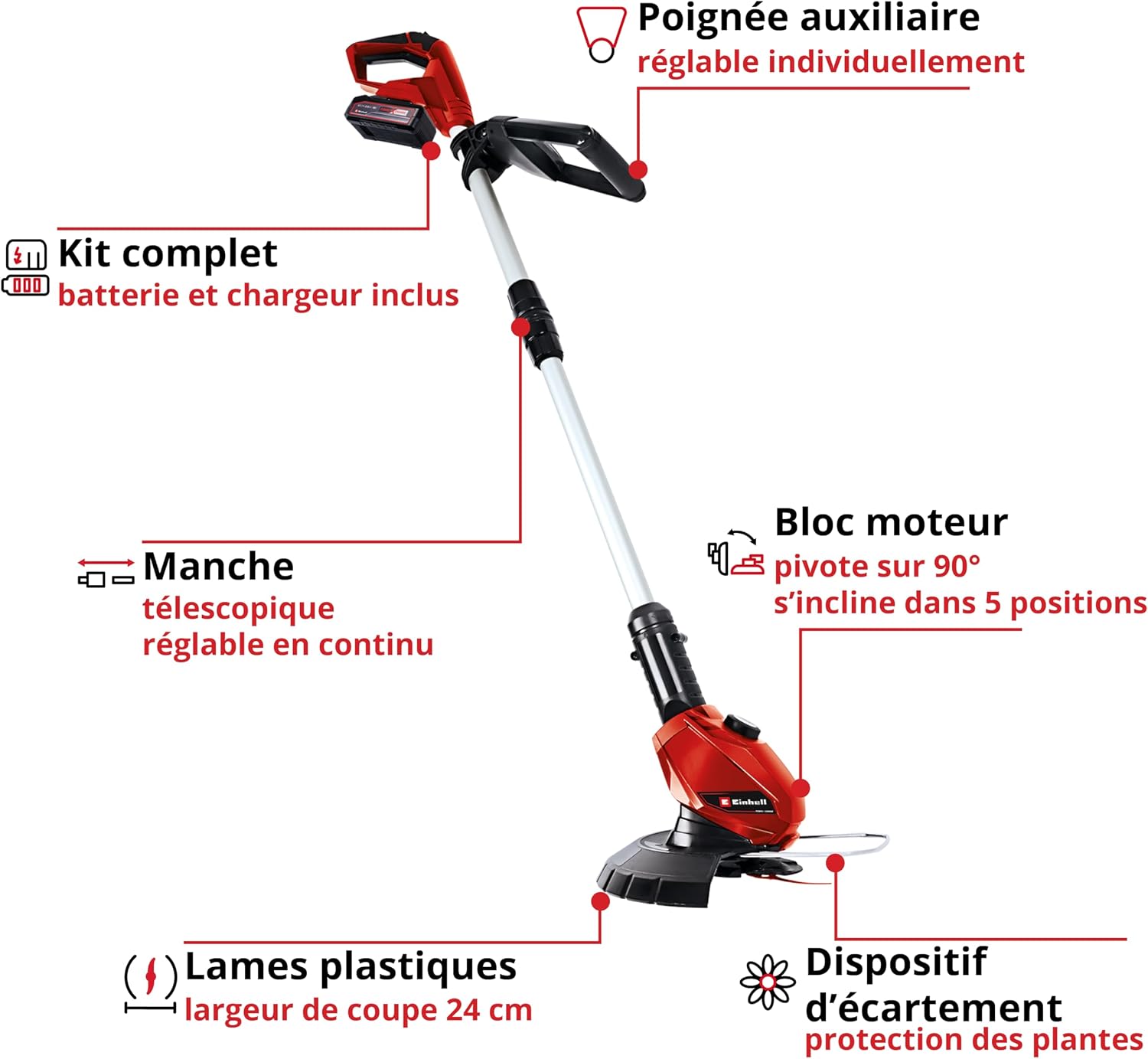 Thumbnail 2 de Einhell GE-CT 18 Li sans fil