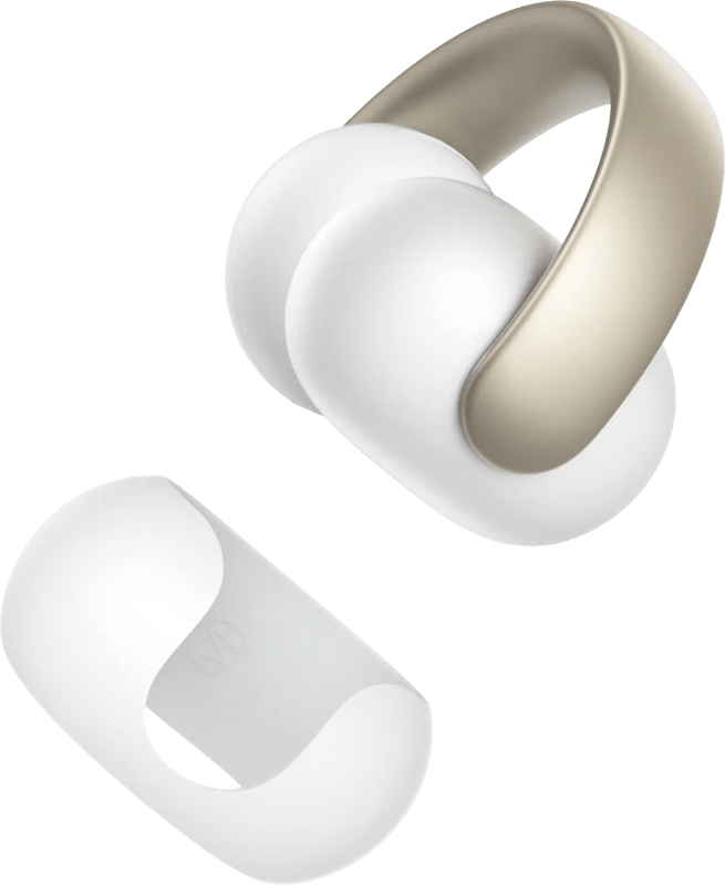 Detalle de Soundcore AeroClip Weiß 3D Audio Kopfhörer