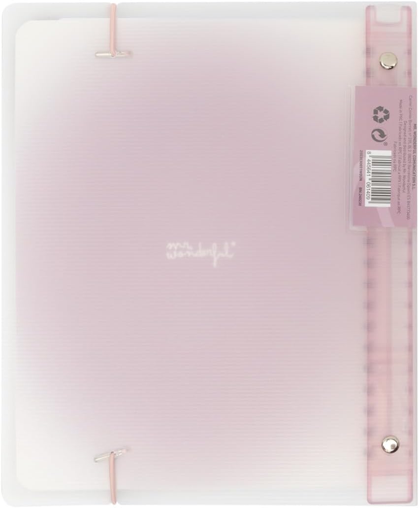 Thumbnail 1 de Mr Wonderful Cahier A4 transparent 📚