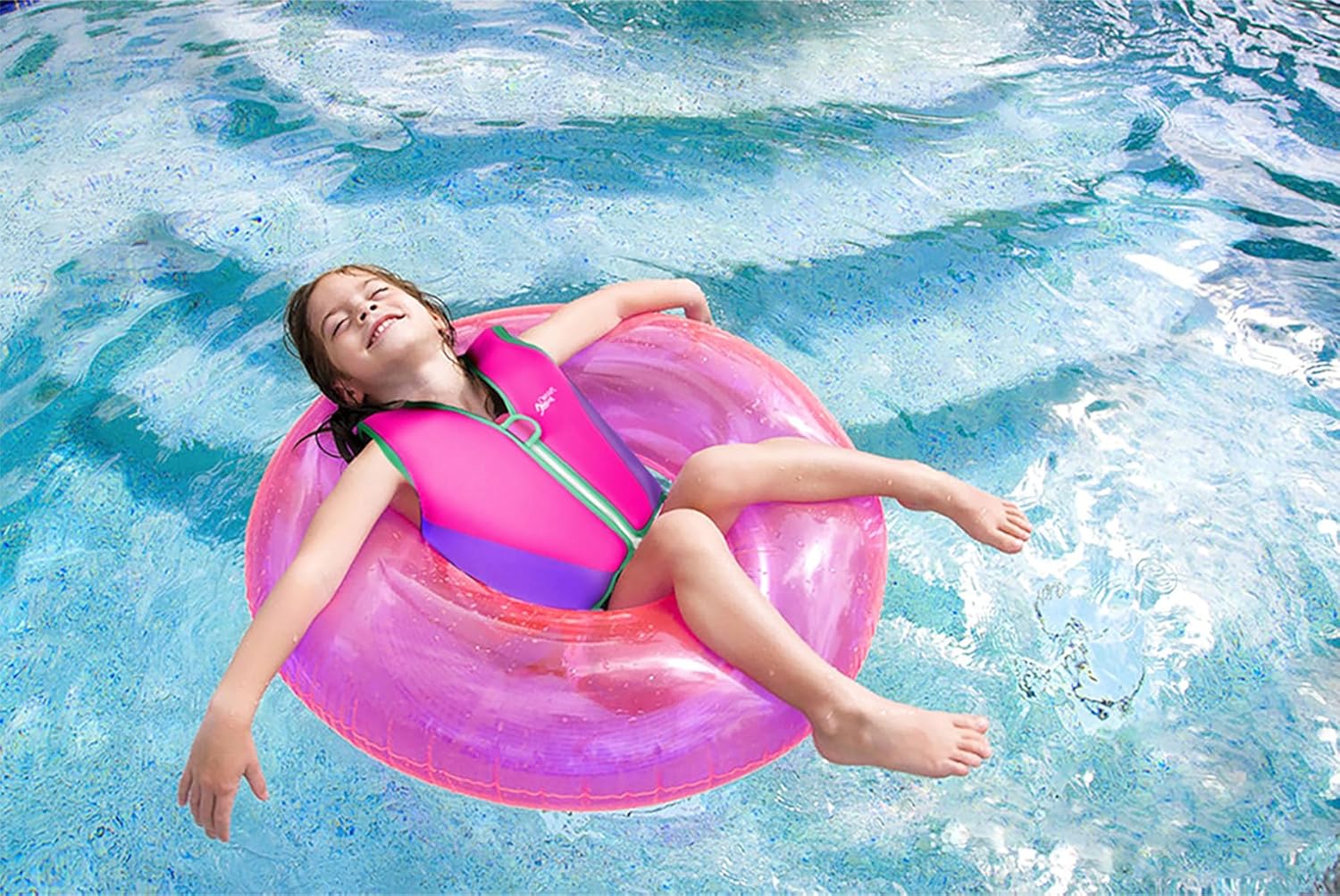 Thumbnail 6 de OMYAFL Toddler Swim Vest: Buoyancy-Boosting Floatation Jacket for Safe, Fun Pool Time