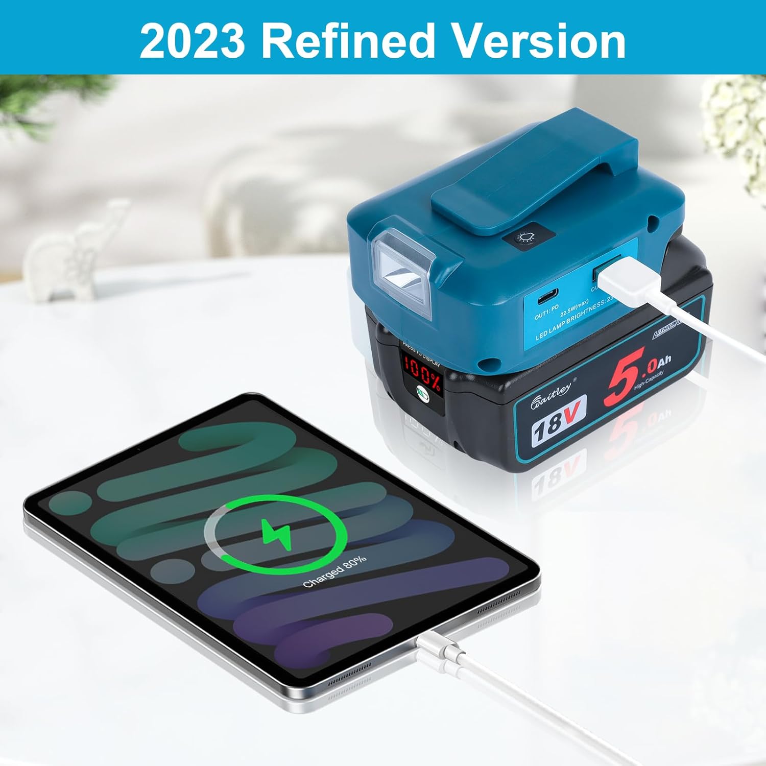 Thumbnail 5 de Waitley 5500mAh Ersatzakku für Makita 18V Akku