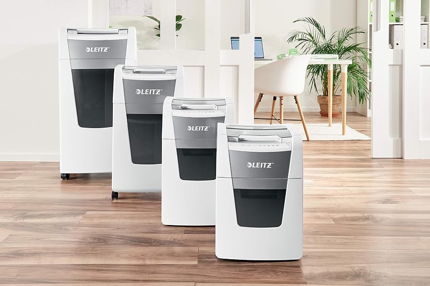 Detalle 2 de Leitz IQ Autofeed Destructora P4 automática 300 hojas 🗑