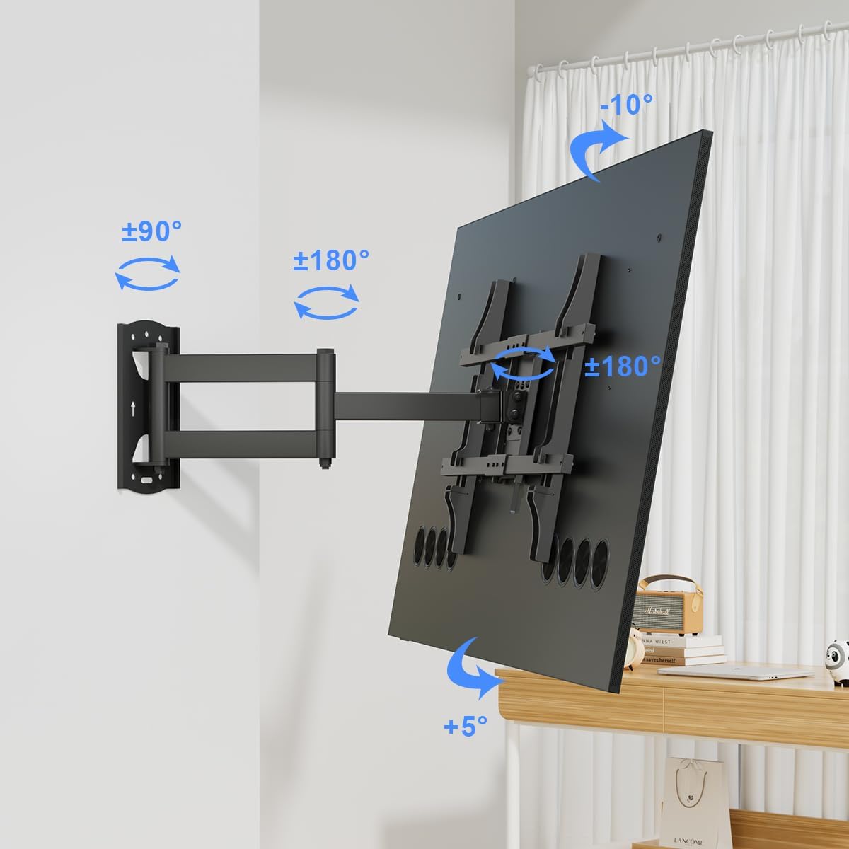 Detalle de Suptek MA1075S Corner TV Wall Mount for 32"-70" TVs