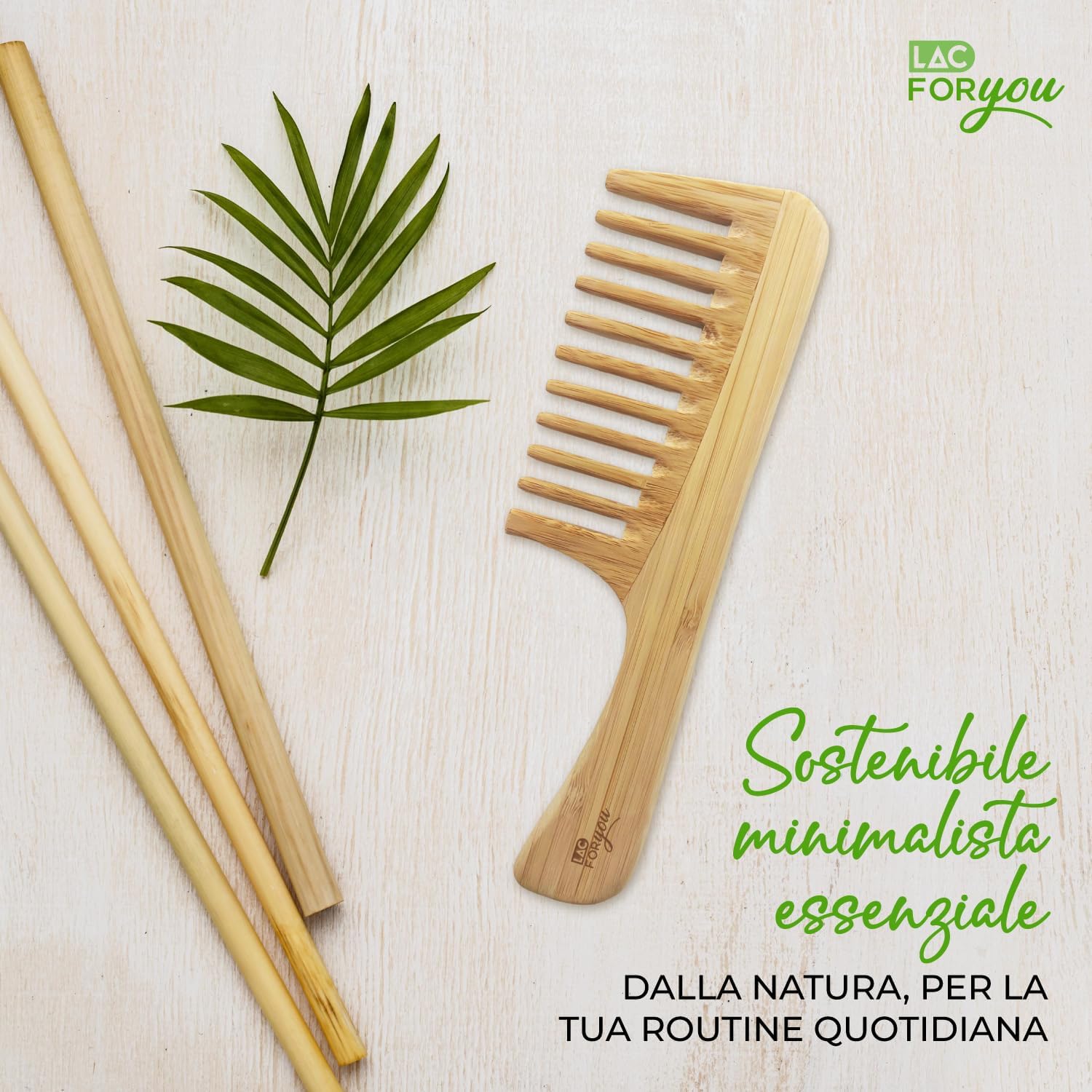 Detalle 2 de LAC FOR YOU Pettine Denti Larghi 💇♀