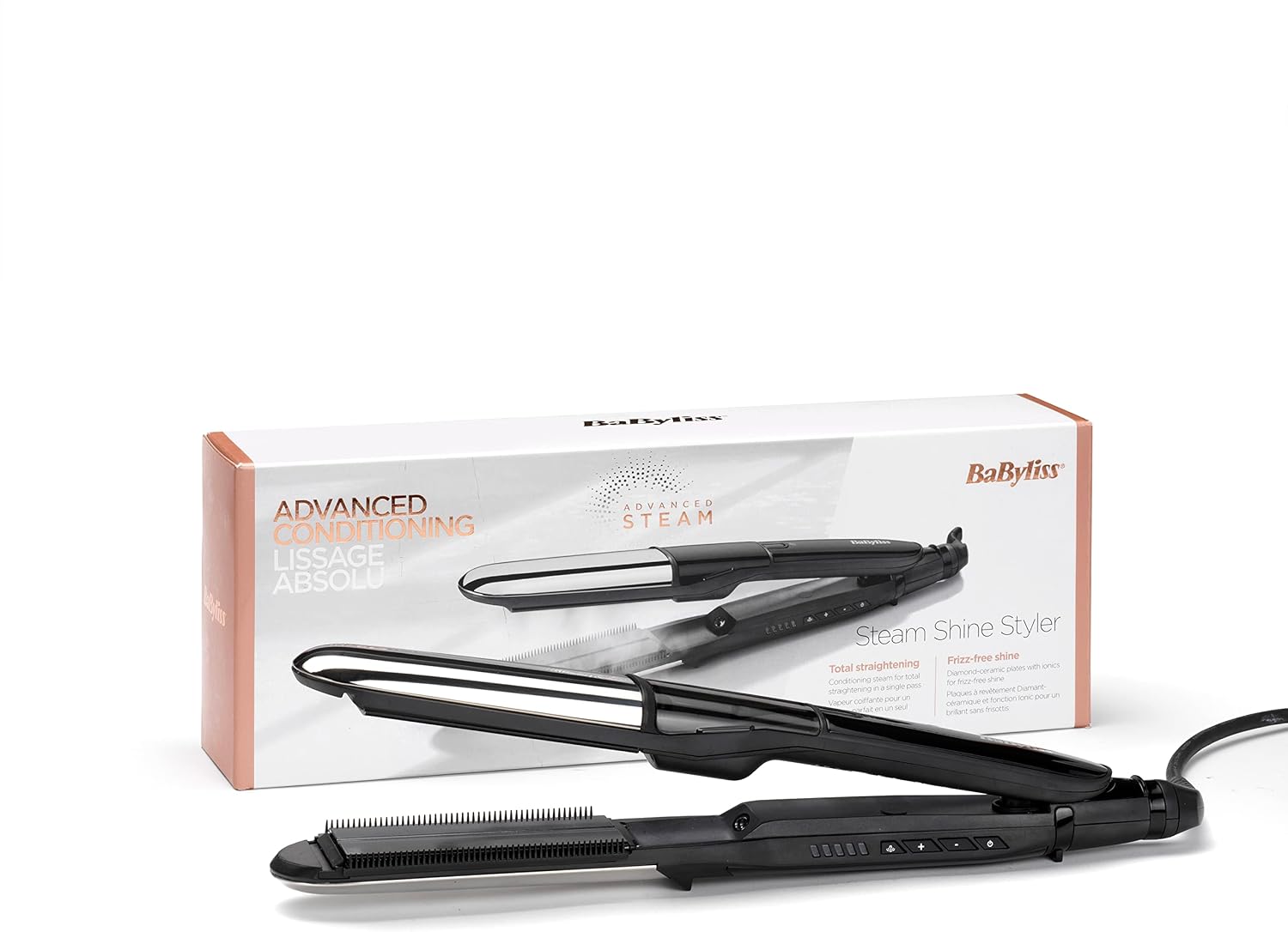 Thumbnail 10 de BaByliss Styler Steam Shine ST496E - Plancha con vapor