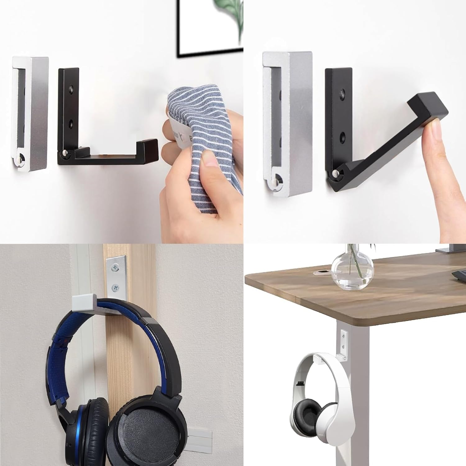 Detalle 2 de OHIYO Folding Wall Hooks, 6-piece set