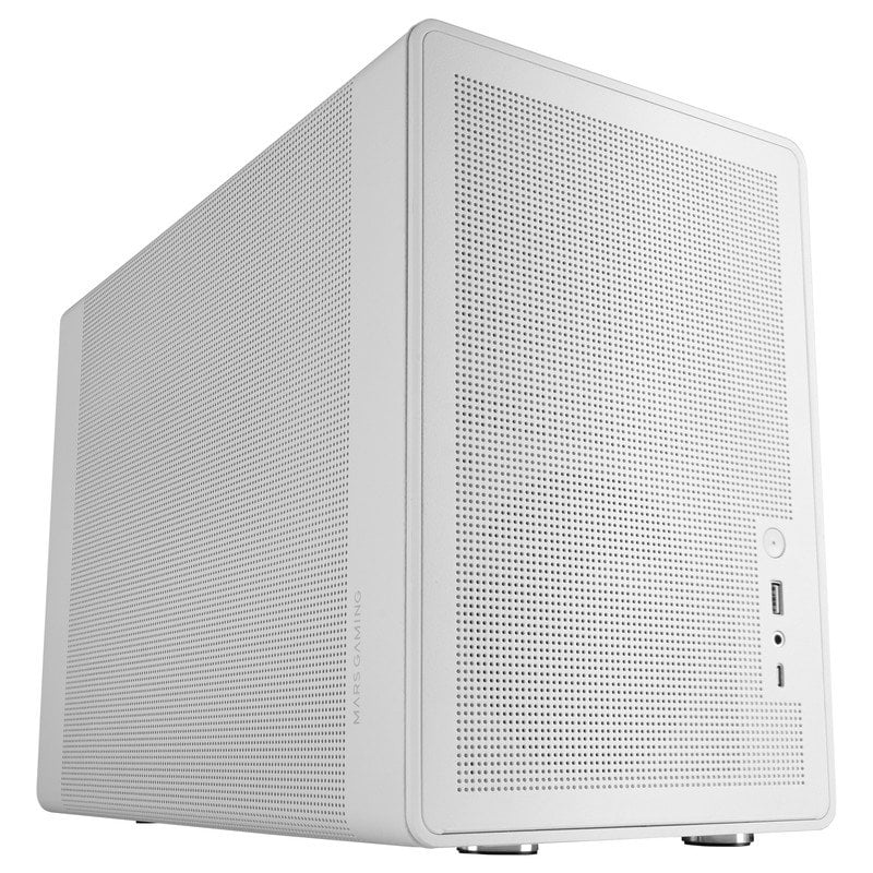 Detalle de Mars Gaming MC-XPRO Minitorre MicroATX: caja compacta con ventilación MESH y soporte ATX/SFX