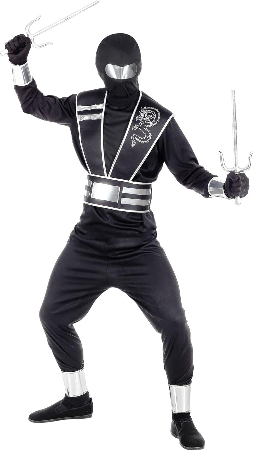 Thumbnail 1 de W WIDMANN MILANO Party Fashion Kinderkostüm Mirror Ninja (kämpfer, Ninja-Look) – Karneval & Halloween