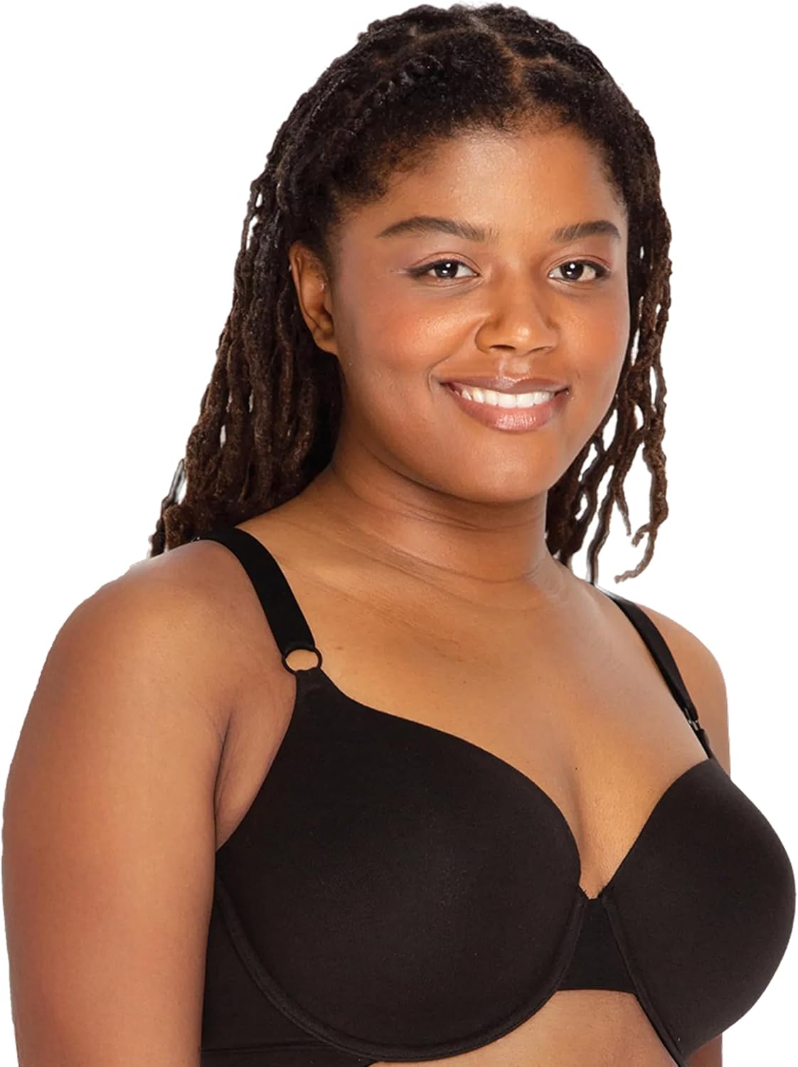 Detalle de Fruit of the Loom Women's Smooth Cotton T-Shirt Bra - Ultra-Soft, Flexible, and Invisible Under Tees