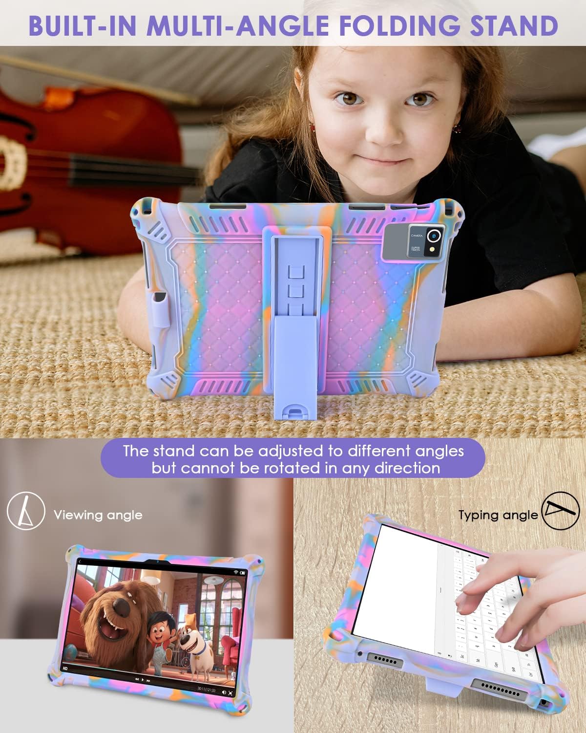 Detalle 2 de KATUMO Universal Silicone Case for 10.1 inch tablets (with pen, shoulder strap)