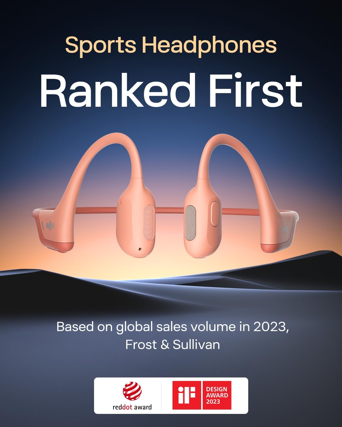 Detalle 2 de SHOKZ Bone Conduction Headphones OpenRun Pro