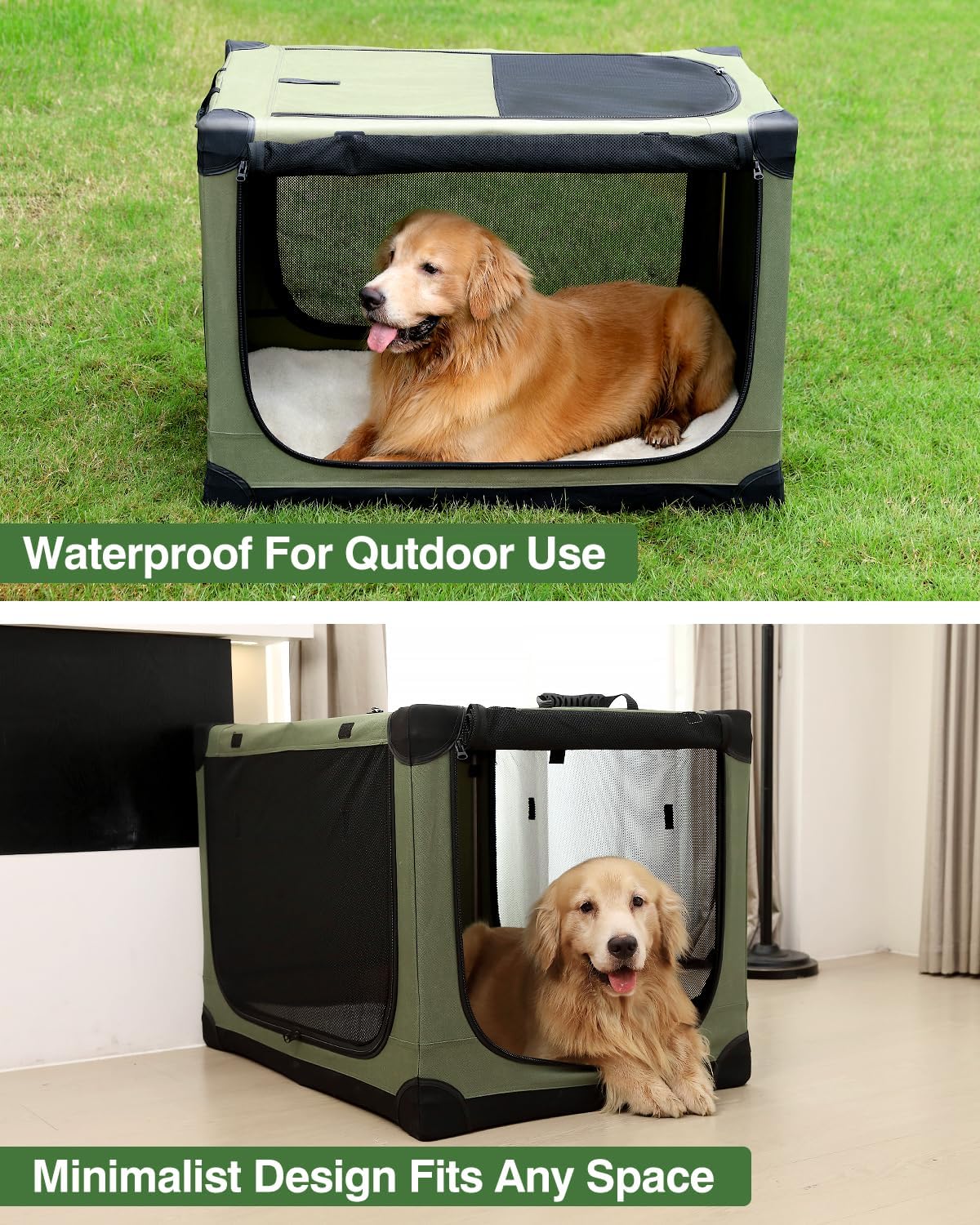 Detalle 2 de derimkcoa 60 x 42 x 42cm collapsible crate