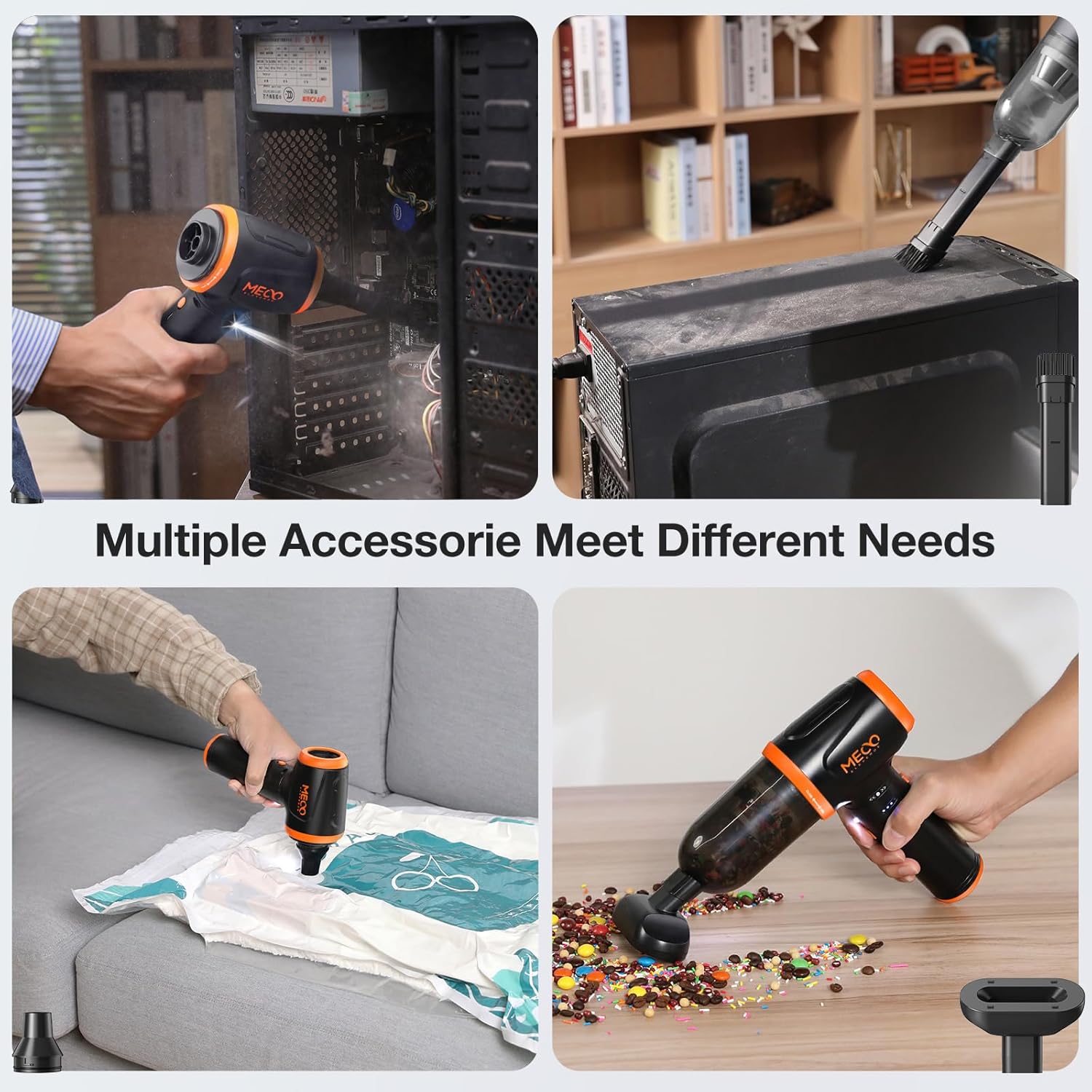 Thumbnail 3 de MECO ELEVERDE Nettoyeur d'air comprimé 4 en 1 300 ml 📷