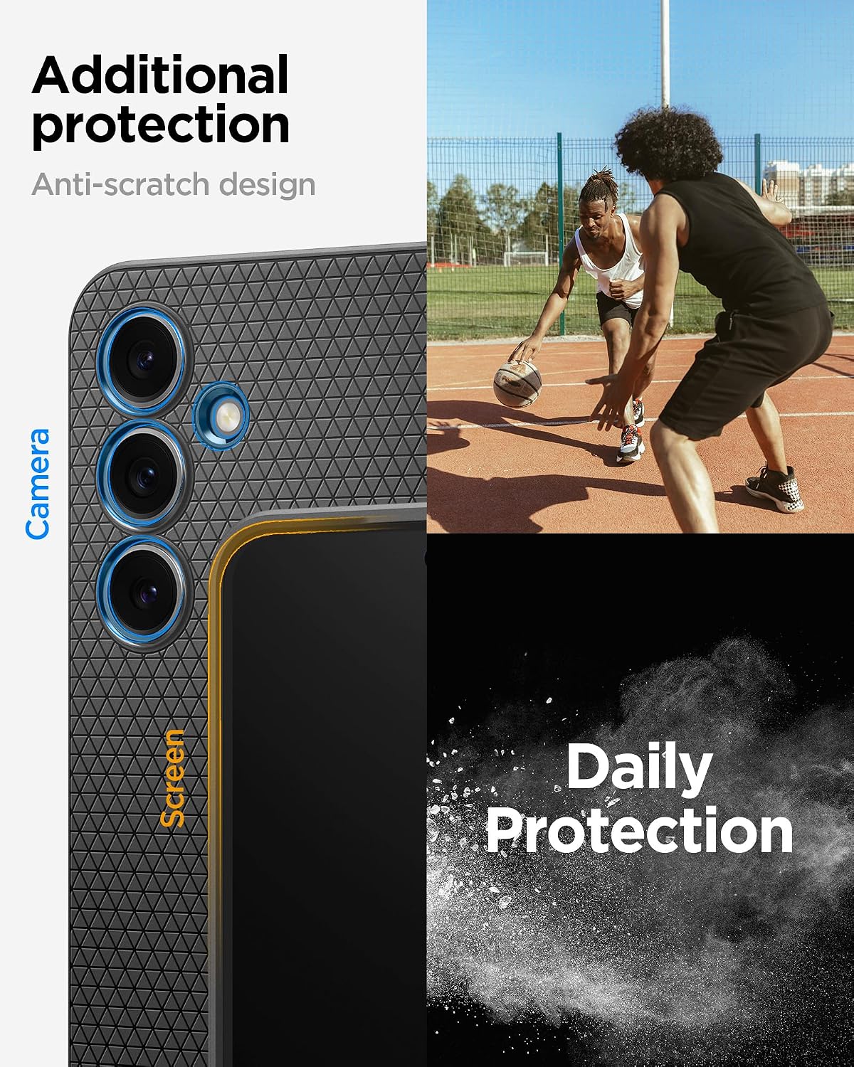 Thumbnail 5 de Spigen Liquid Air pour Samsung Galaxy S24 FE — coque noire mat