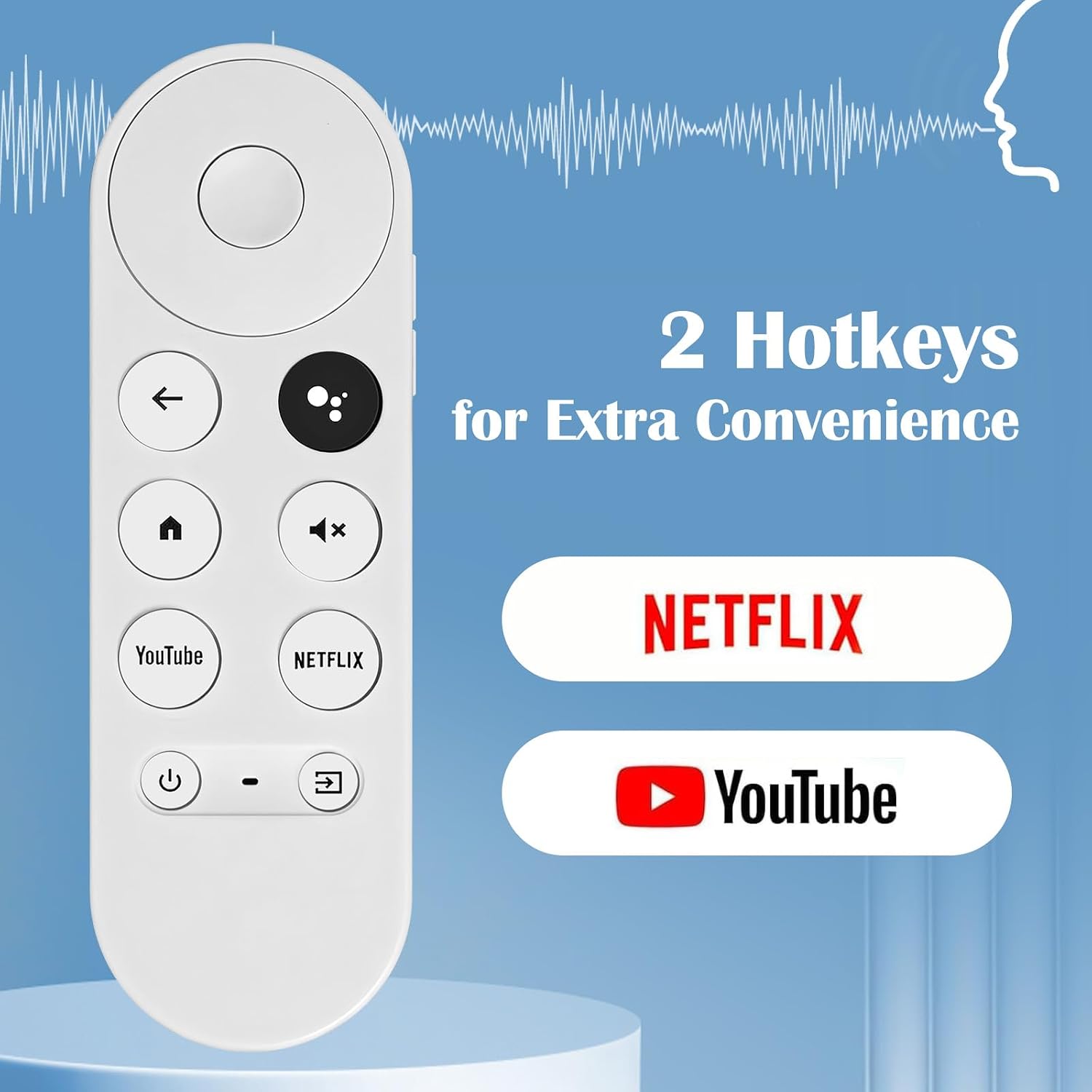 Thumbnail 4 de Replacement Voice Remote for Chromecast 4K