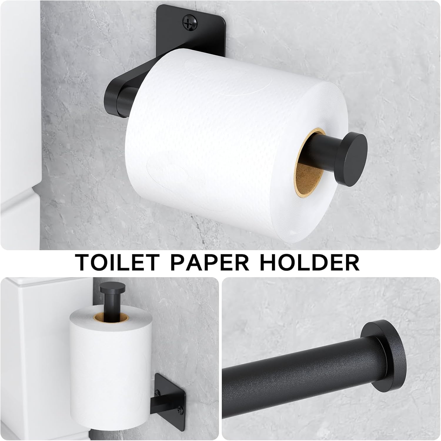 Thumbnail 3 de Gypie 4-Piece Black Bathroom Set 24
