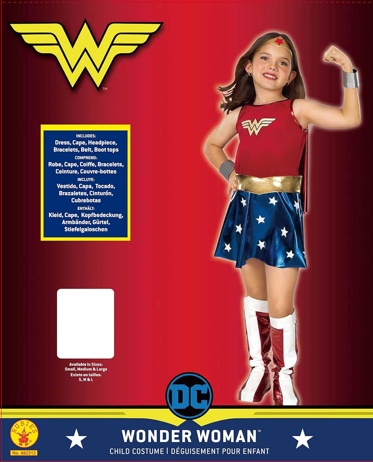 Thumbnail 4 de Rubies kids' Wonder Woman costume, size medium