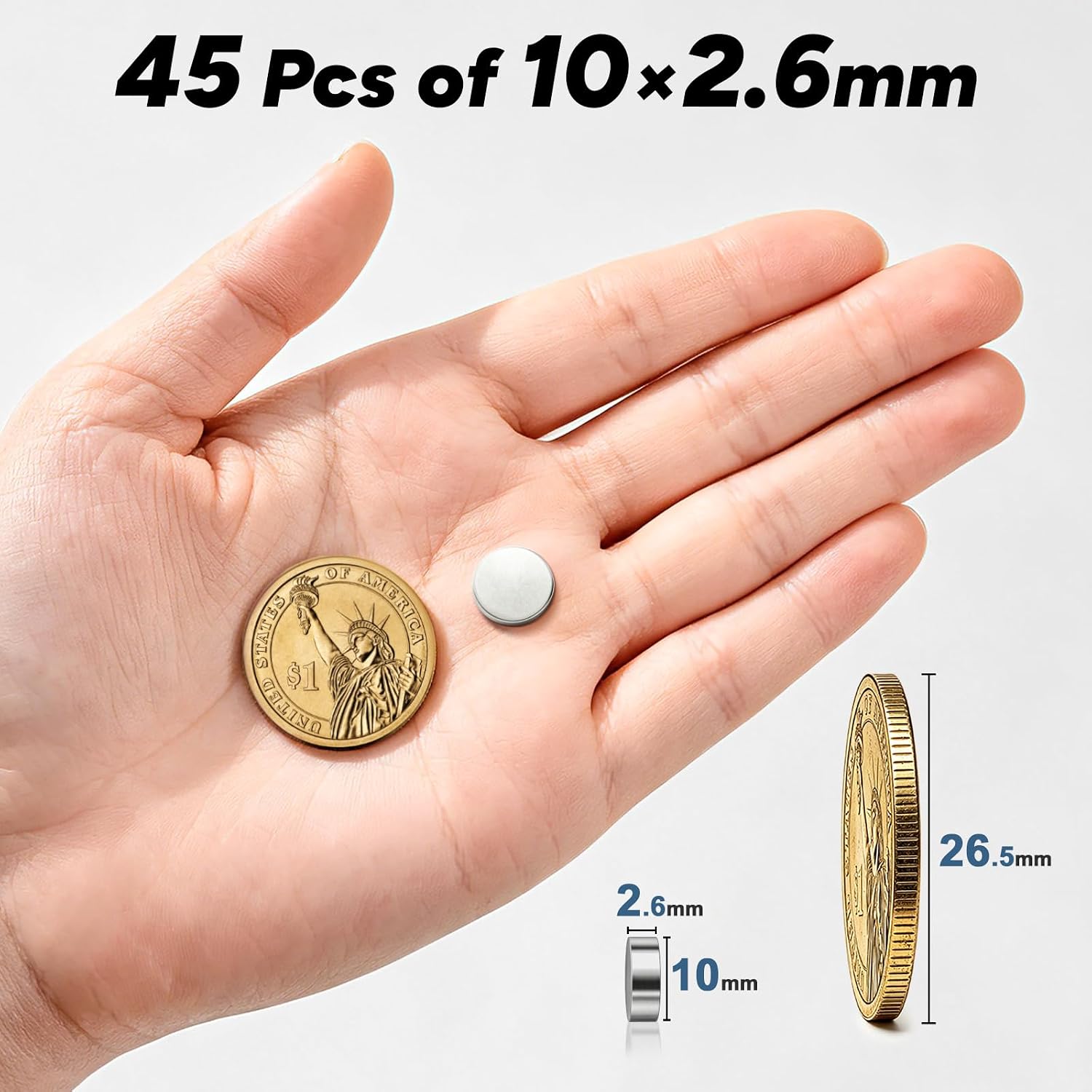 Detalle 2 de SMARTAKE Refrigerator Magnets, 45-Piece Set