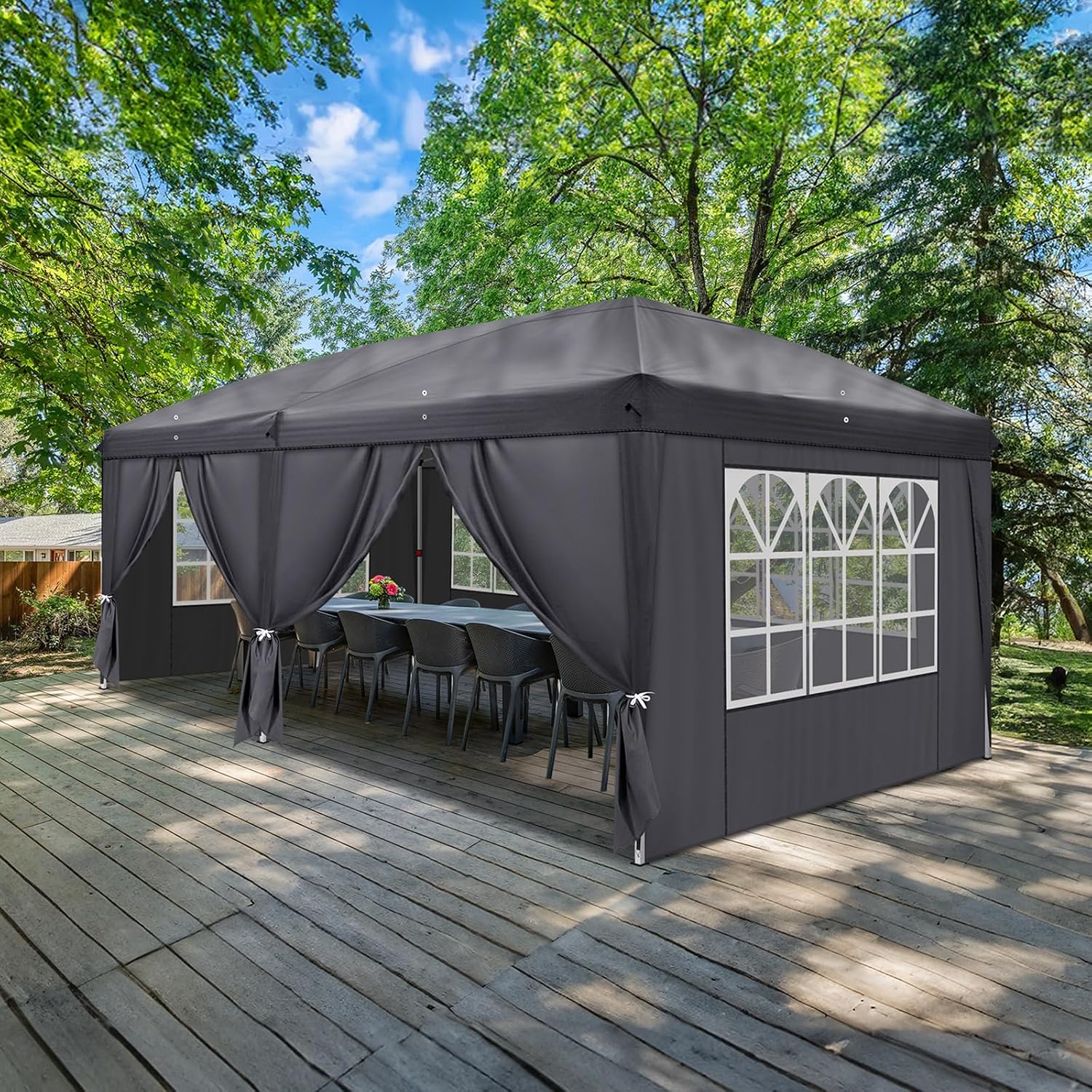 Detalle de TactFire Pavillon 3x6 m mit 420D Oxford