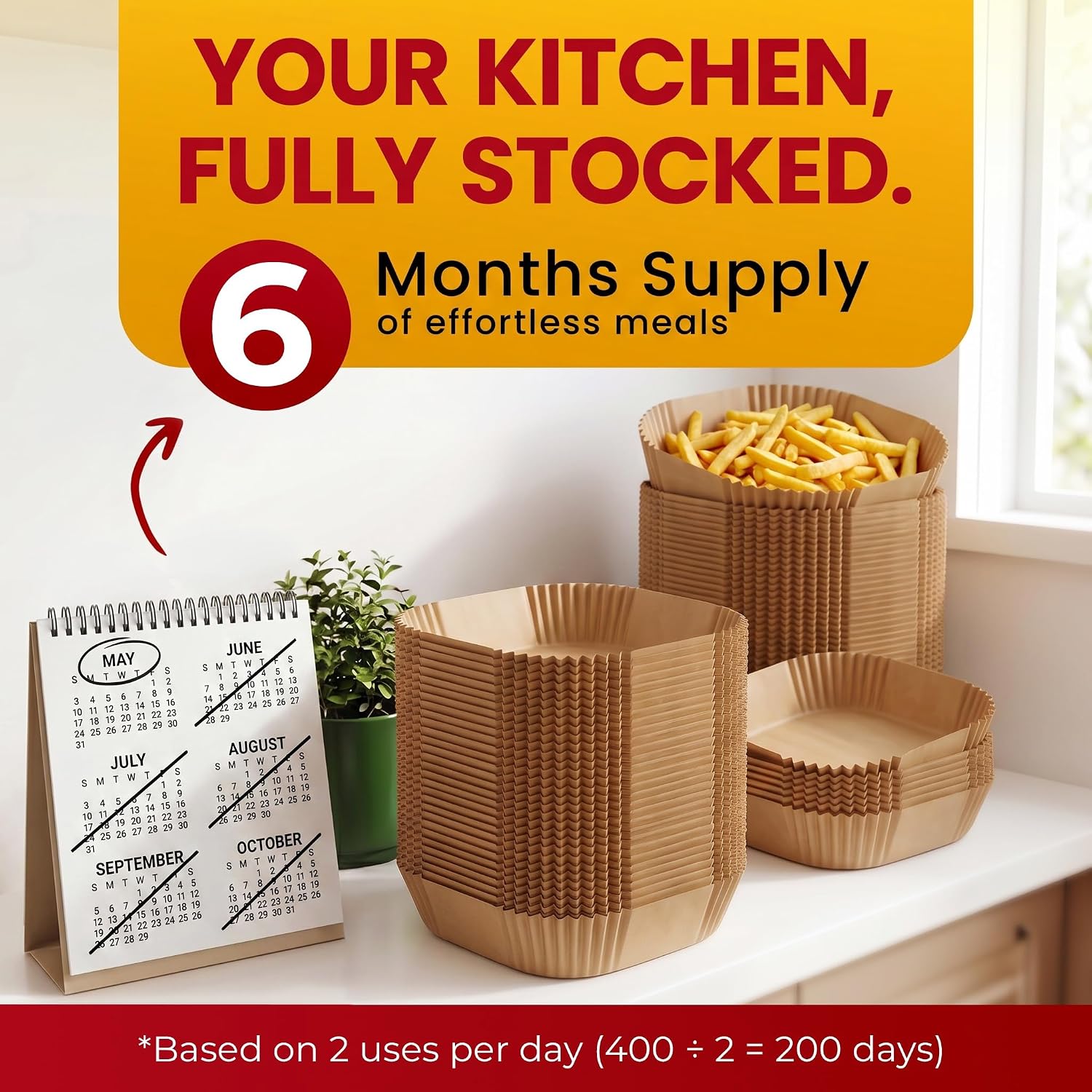 Thumbnail 1 de Air Fryer Liners, 6.5-Inch Square