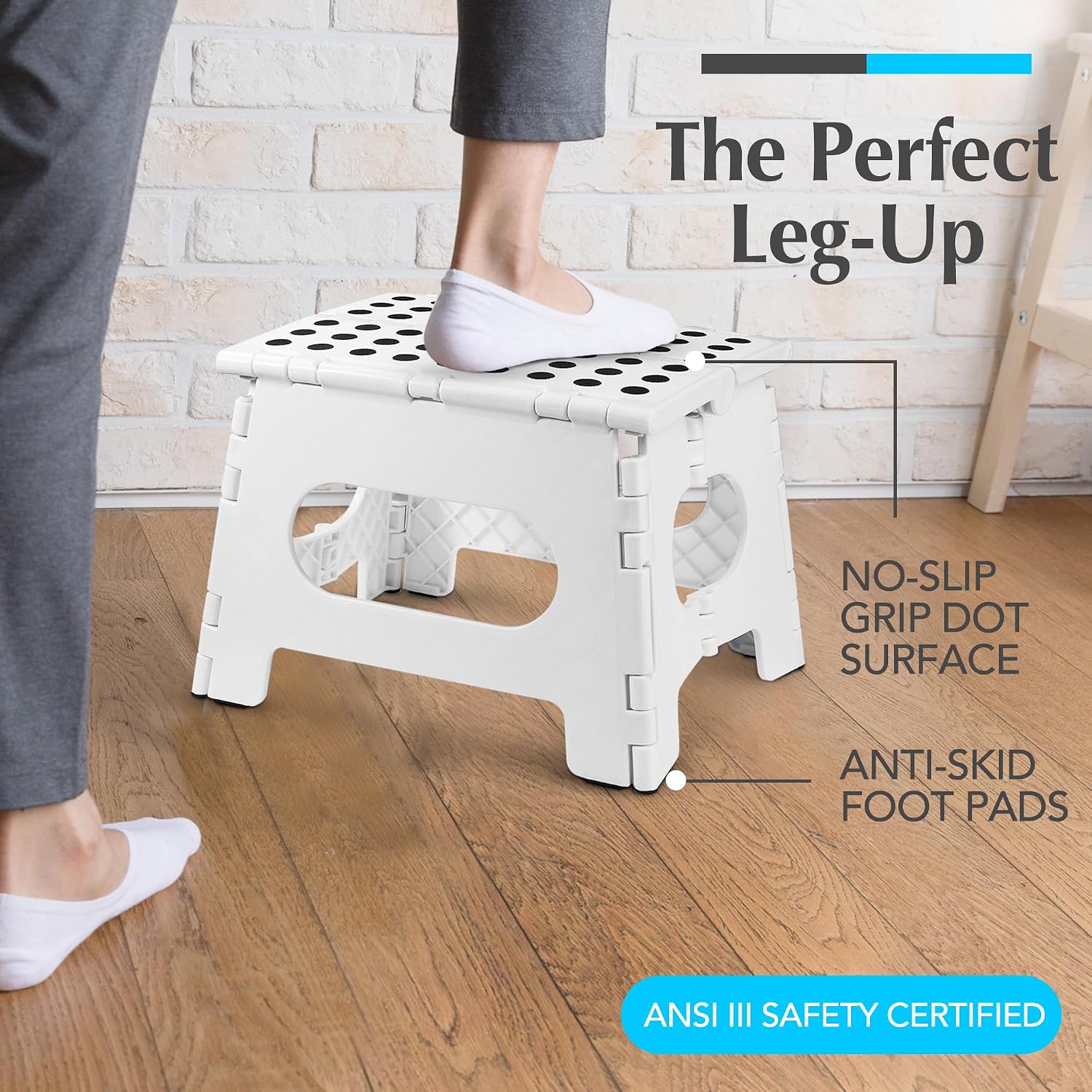 Thumbnail 1 de Handy Laundry Folding Lightweight Step Stool (9 Inch)