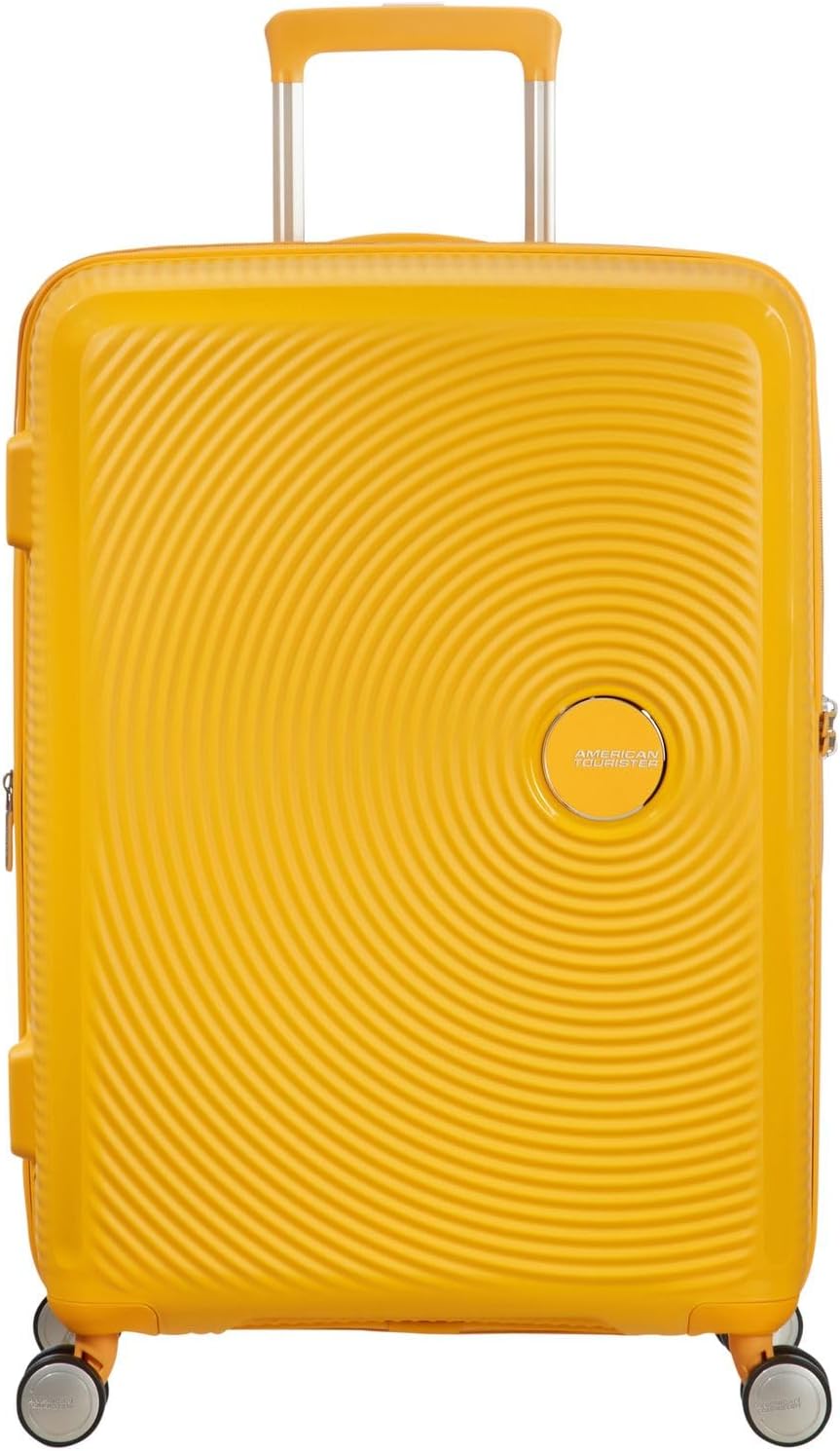 Detalle de American Tourister Soundbox Spinner M Erweiterbar 67 cm – Gelb (Golden Yellow)