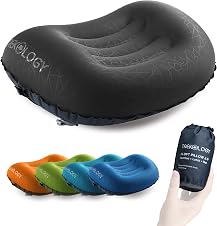 Detalle de Ultralight Inflating Travel Camping Pillow — Inflatable ⛺