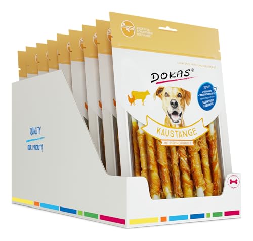 Detalle 2 de DOKAS Kaustange – Getreidefreier Premium-Kausnack für Hunde (9 x 200 g)