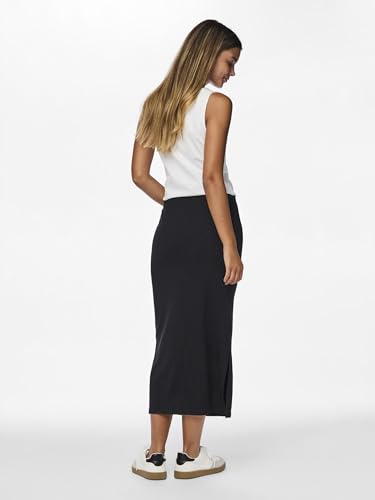 Detalle 2 de PIECES Pckylie Falda midi negra XL