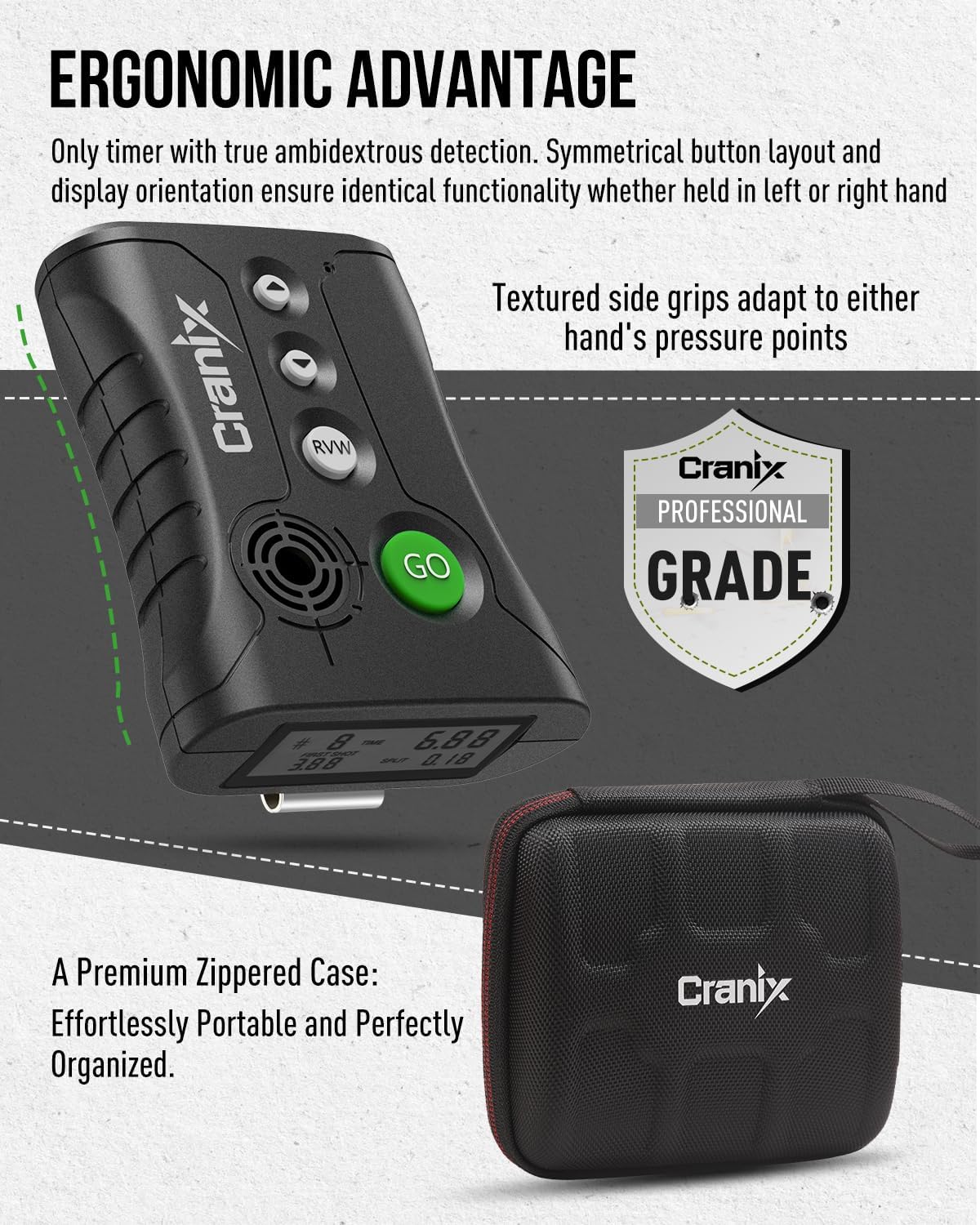 Detalle 2 de Cranix Professional Shot Timer 0.01s