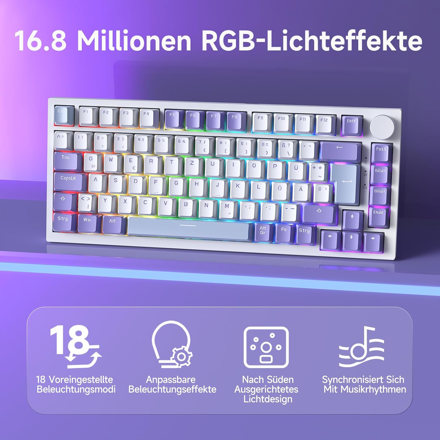 Thumbnail 5 de AJAZZ AK820 75% mechanische Tastatur