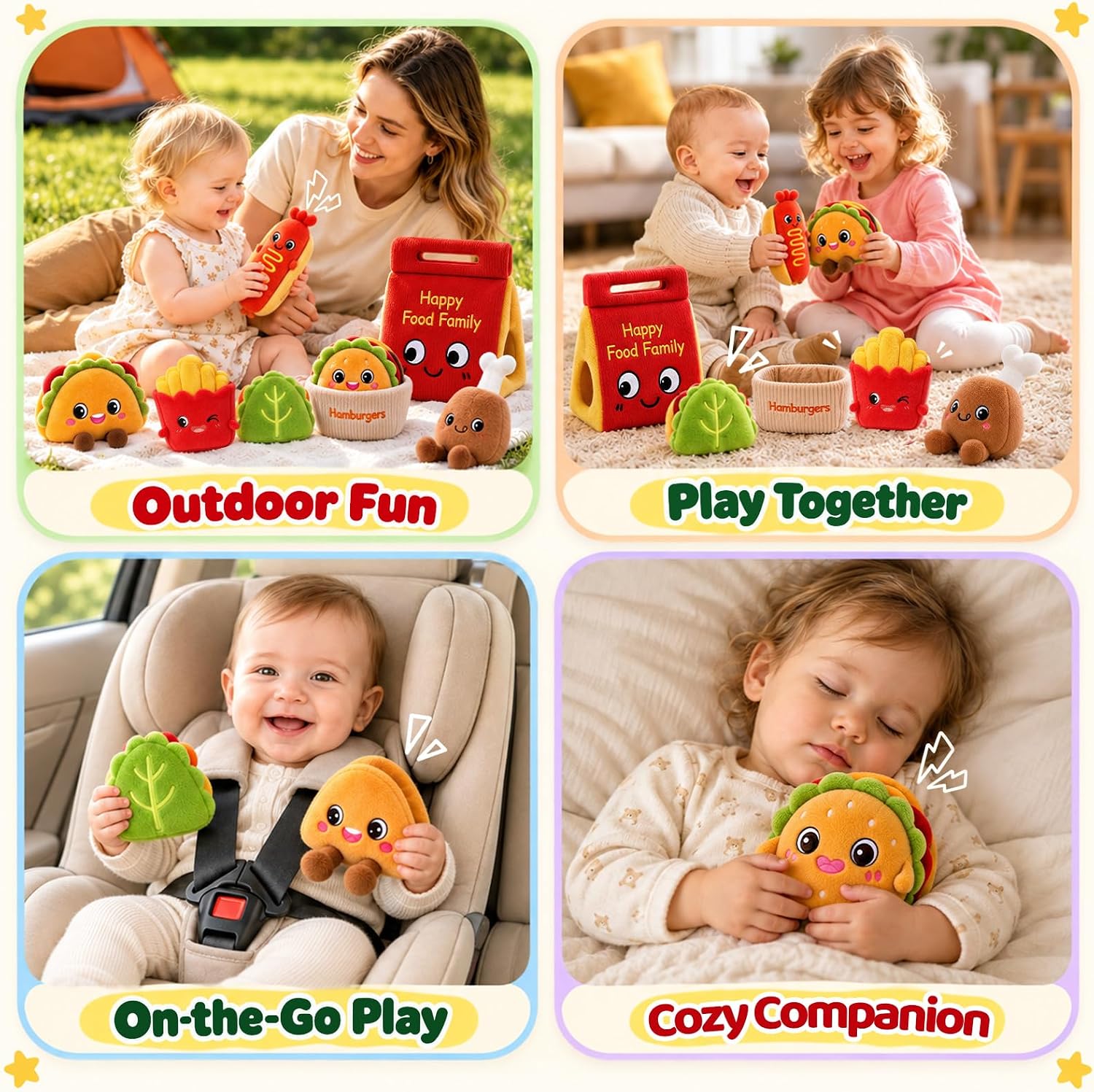 Thumbnail 6 de SAIMAND Baby Sensory Toy Set Plush