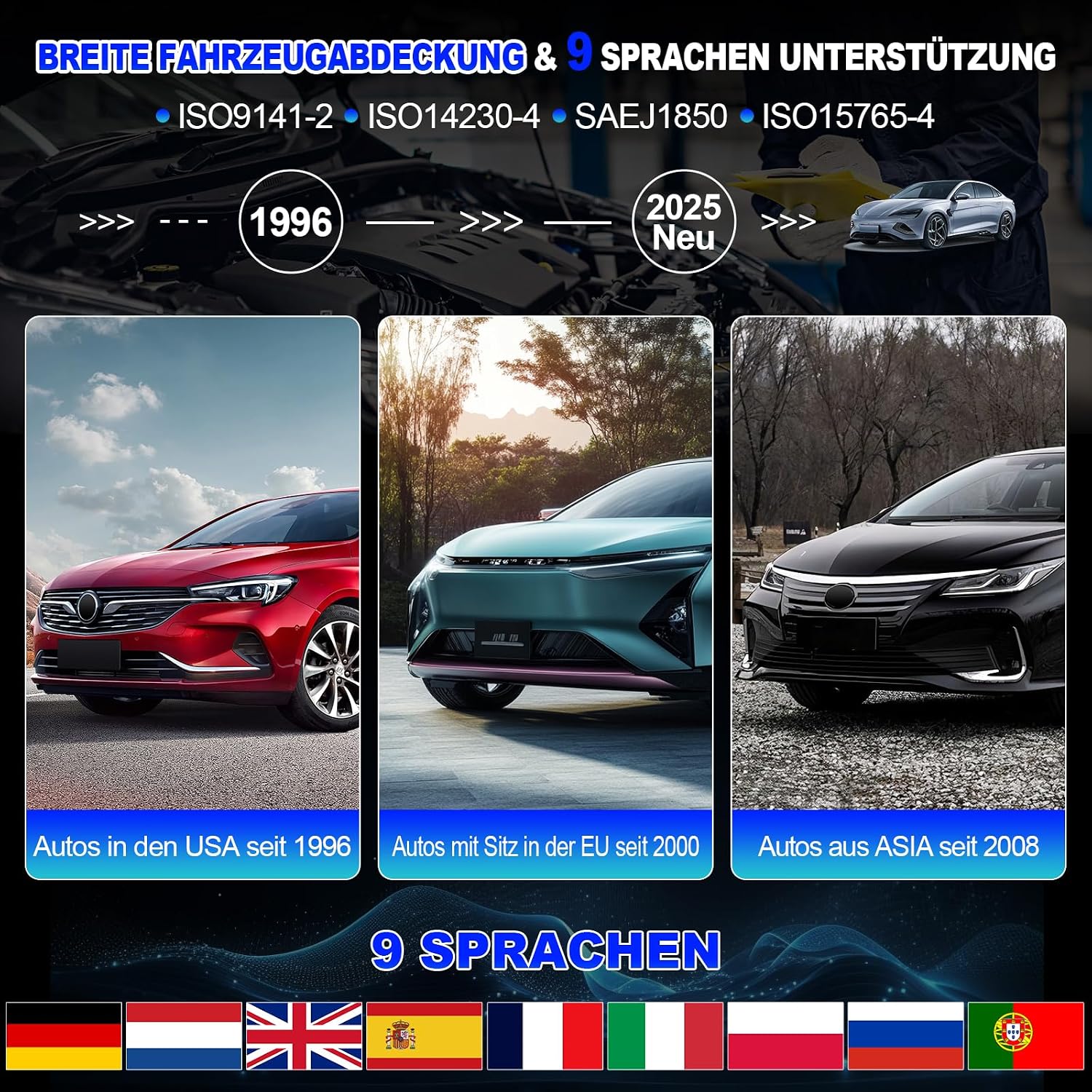 Thumbnail 5 de Launch CR300 OBD2 Diagnosetool – Kompatibel mit EU-Fahrzeugen ab 2000