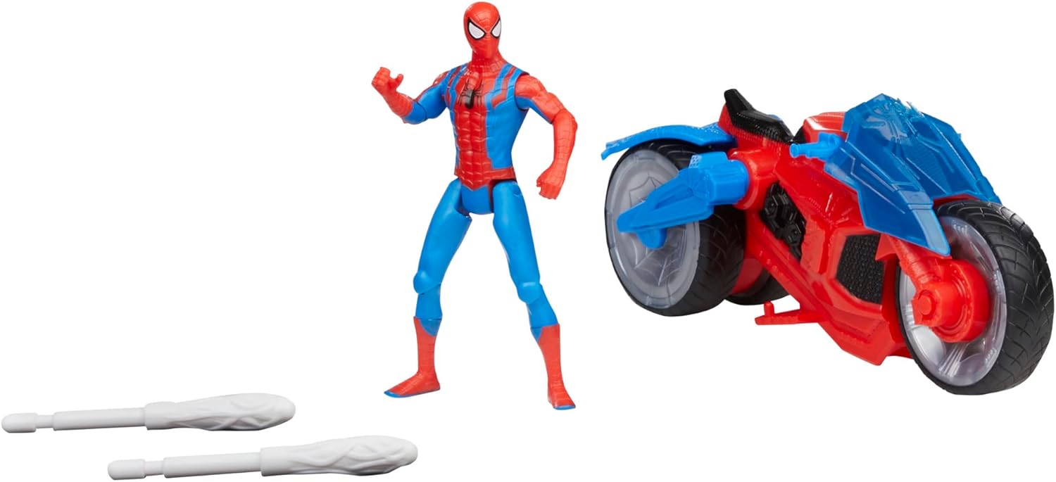 Thumbnail 3 de Hasbro Motocicletta Spara-Ragnatele 10 cm