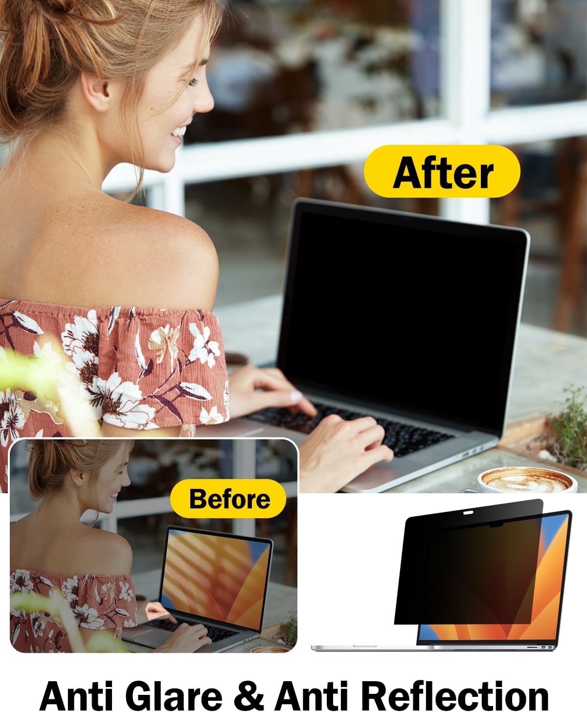 Thumbnail 4 de F FORITO 13" Privacy Screen Protector
