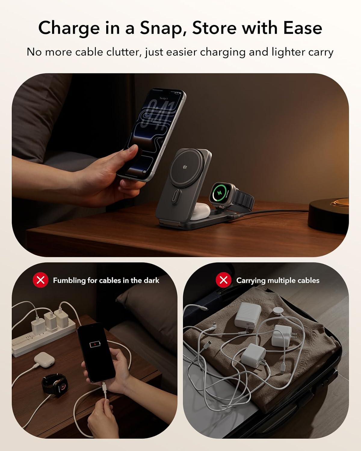 Thumbnail 6 de ESR 3-in-1 MagSafe Charger 25W