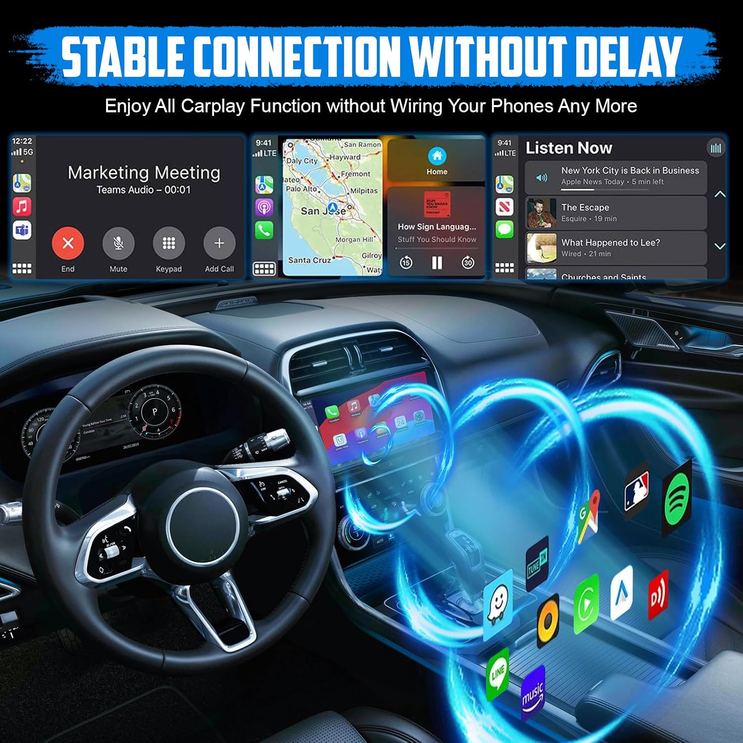 Thumbnail 3 de Afurkuot wireless CarPlay adapter for iOS 10+