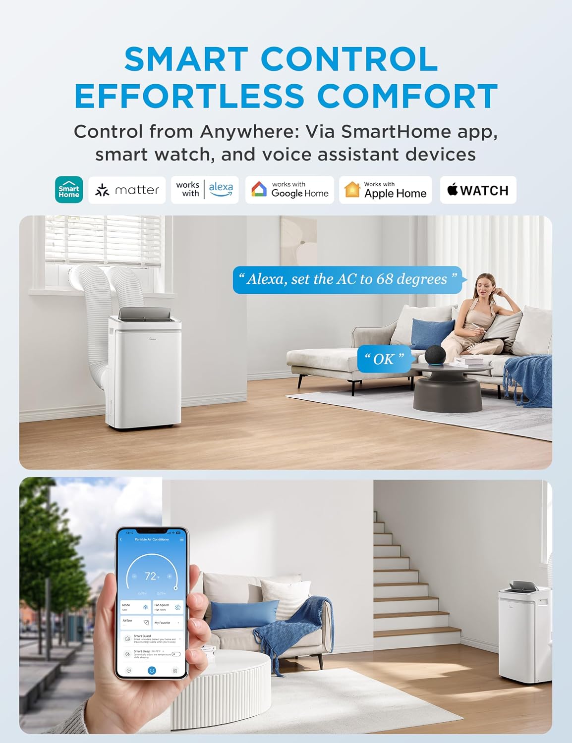 Thumbnail 5 de Midea portable air conditioner 13,000 BTU