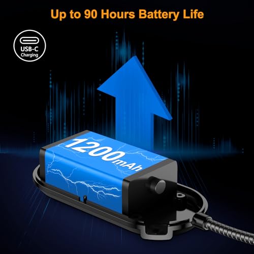 Detalle de Gritin Lampe de Lecture 19 LED, Liseuse Clip Rechargeable