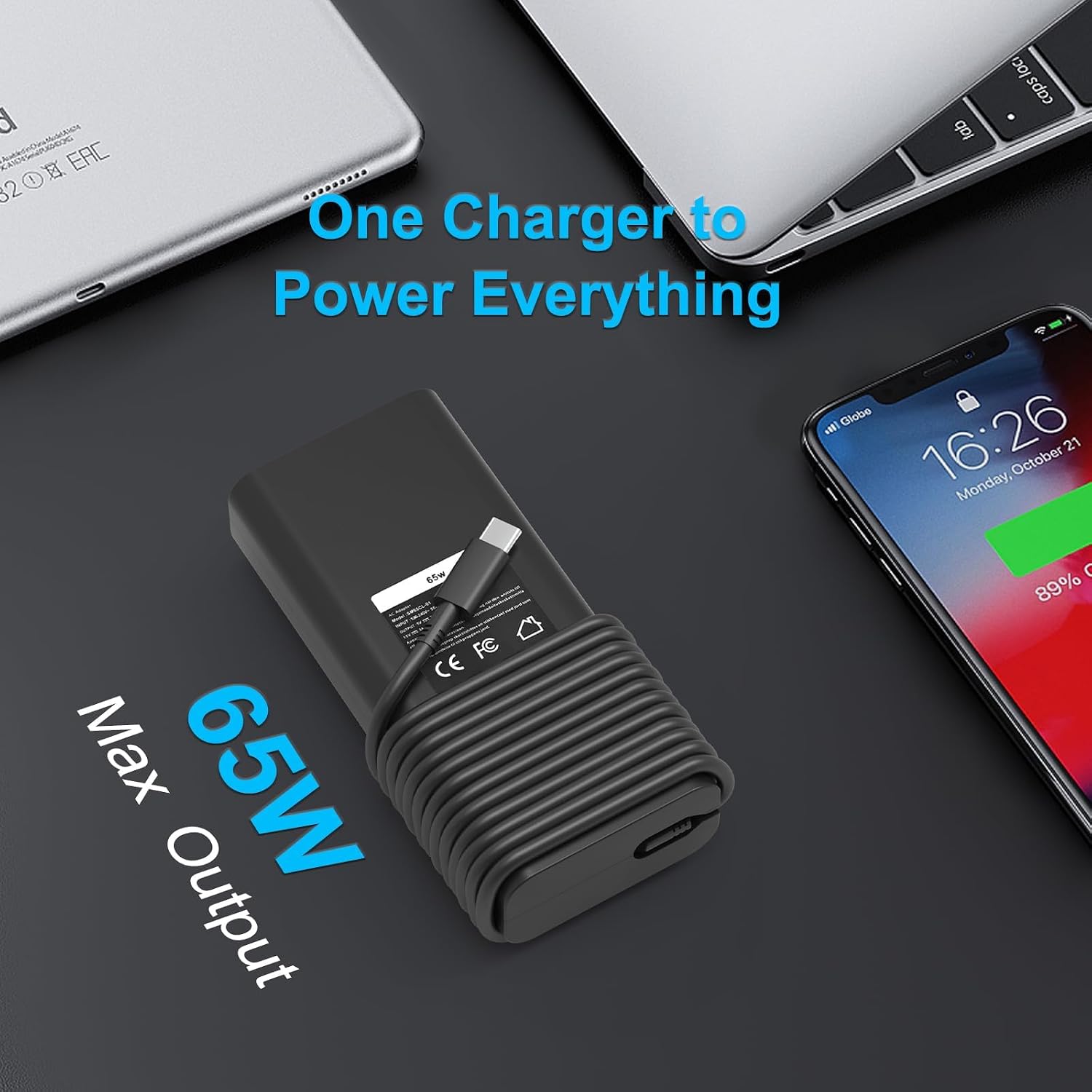 Thumbnail 6 de GDTOWD USB-C laptop charger 65W