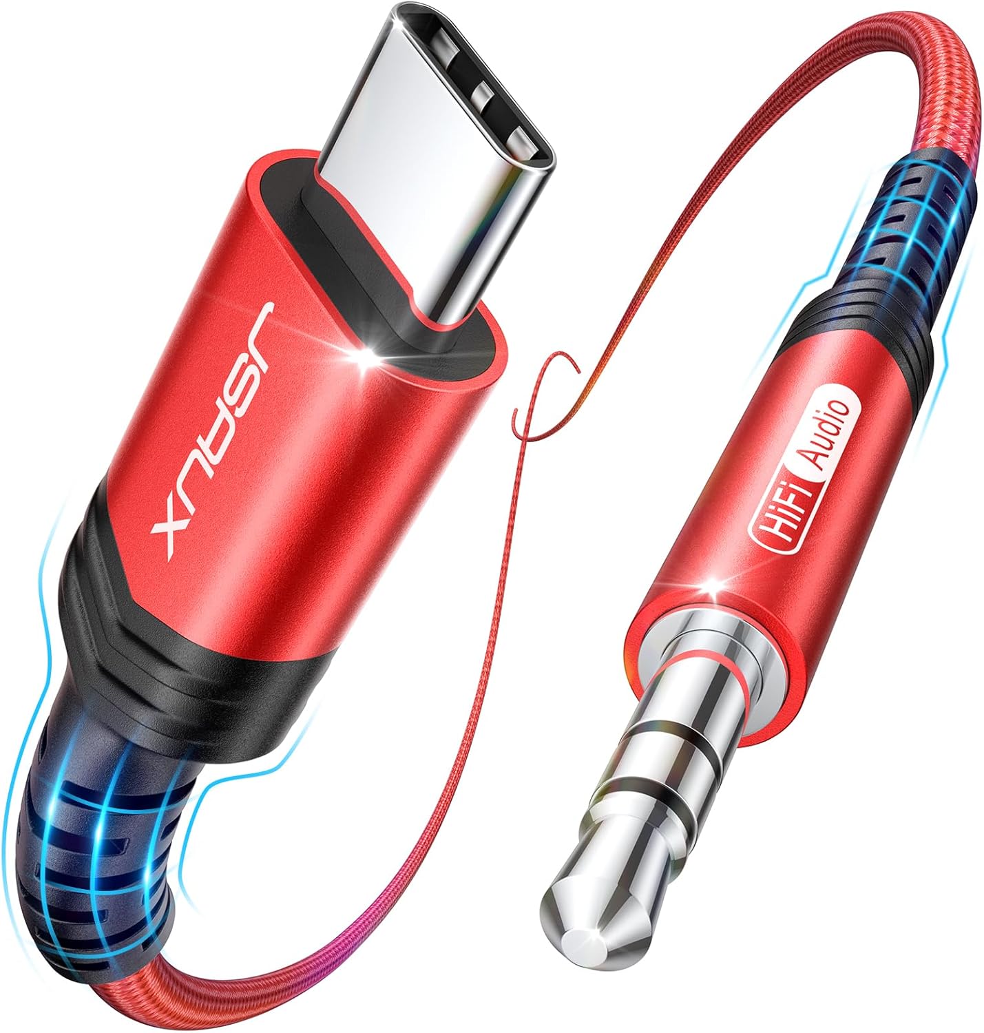Detalle de JSAUX Câble USB‑C 3,5 mm 48 kHz