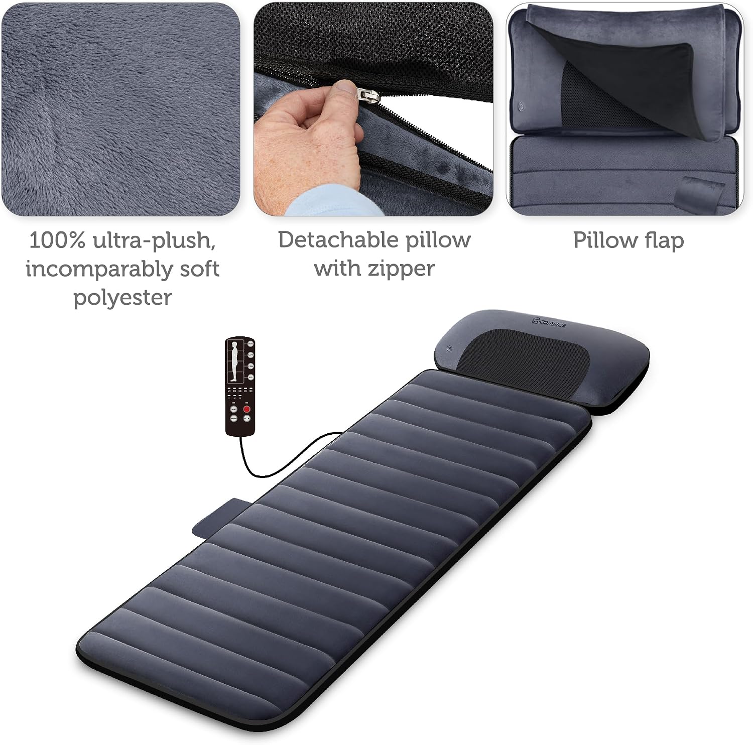 Thumbnail 3 de COMFIER Massagematte Ganzkörpermassage 10 Vibrationsmotoren