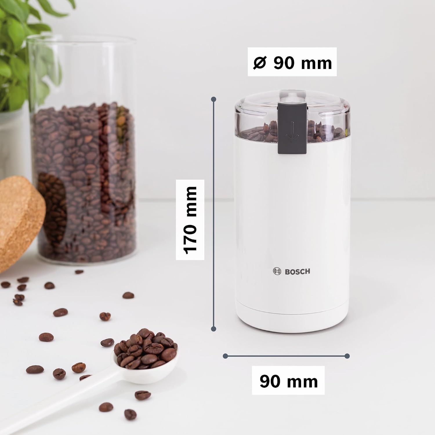 Detalle 2 de Bosch TSM6A011W Kaffeemühle 180 W