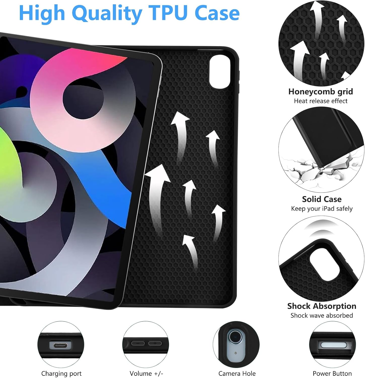 Detalle de TaIYanG iPad Air Keyboard Case for 11-Inch Models