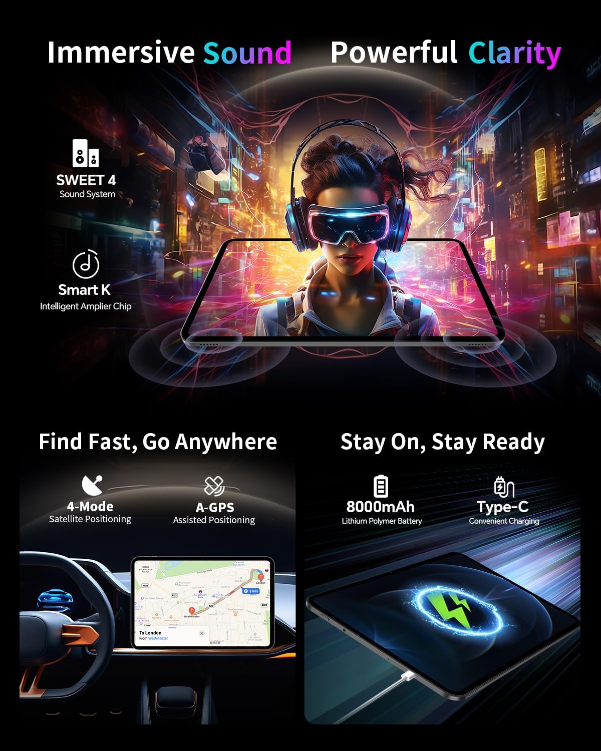 Thumbnail 6 de TECLAST Android 16 T65 13.4-Inch Tablet: Big display, big storage, all-day versatility