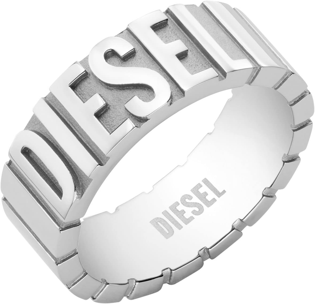 Thumbnail 3 de Diesel Bagues en acier inoxydable pour hommes – finition combo