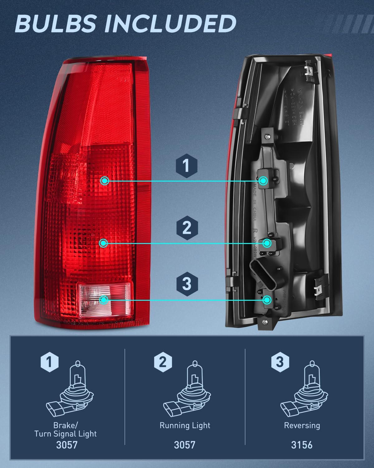 Thumbnail 6 de Nilight headlight taillight combo 1994-1998