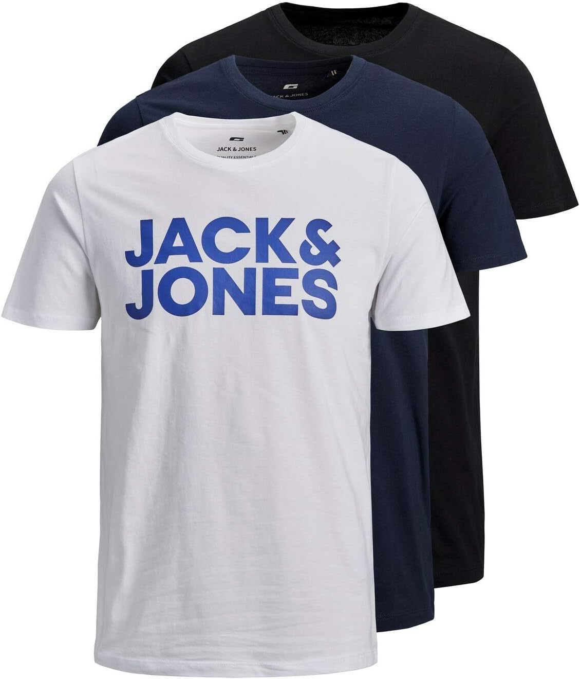 Thumbnail 1 de JACK & JONES Jjethan tee SS Crew Neck — Pack 3 camisetas L